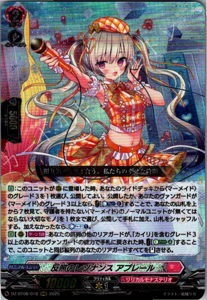 DZ/BT08/018RRR Reflective Resonance, Aprelle