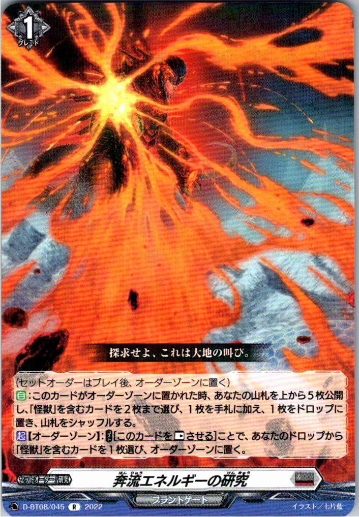 D/BT08/045R Research on Torrential Energy