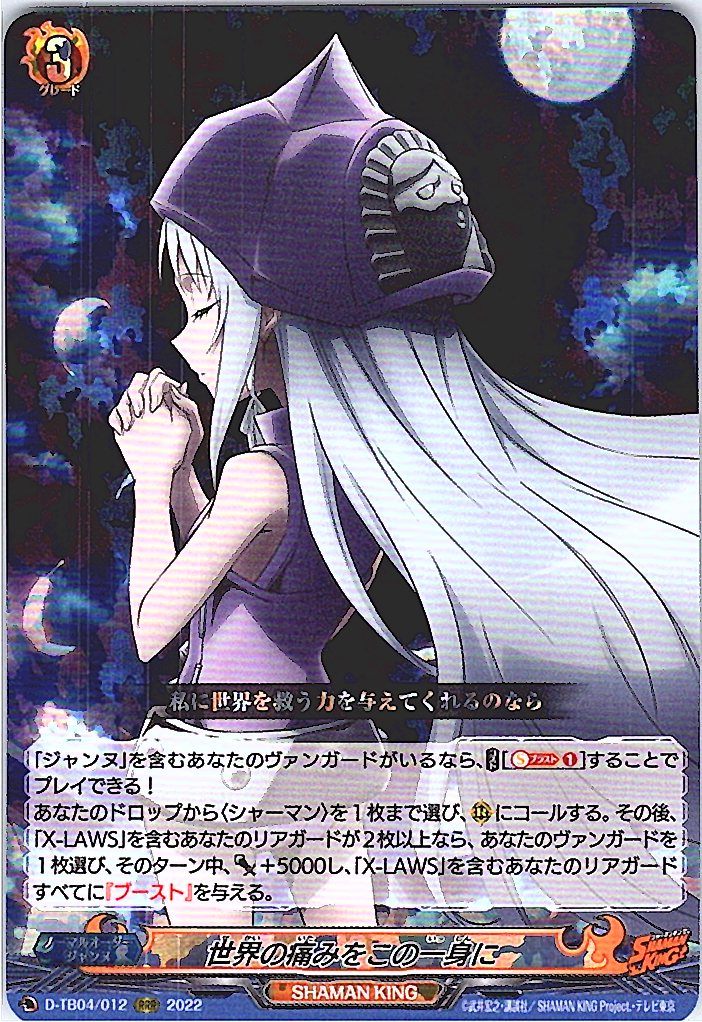 D/TB04/012RRR 世界の痛みをこの一身に 【別拠点在庫品B】