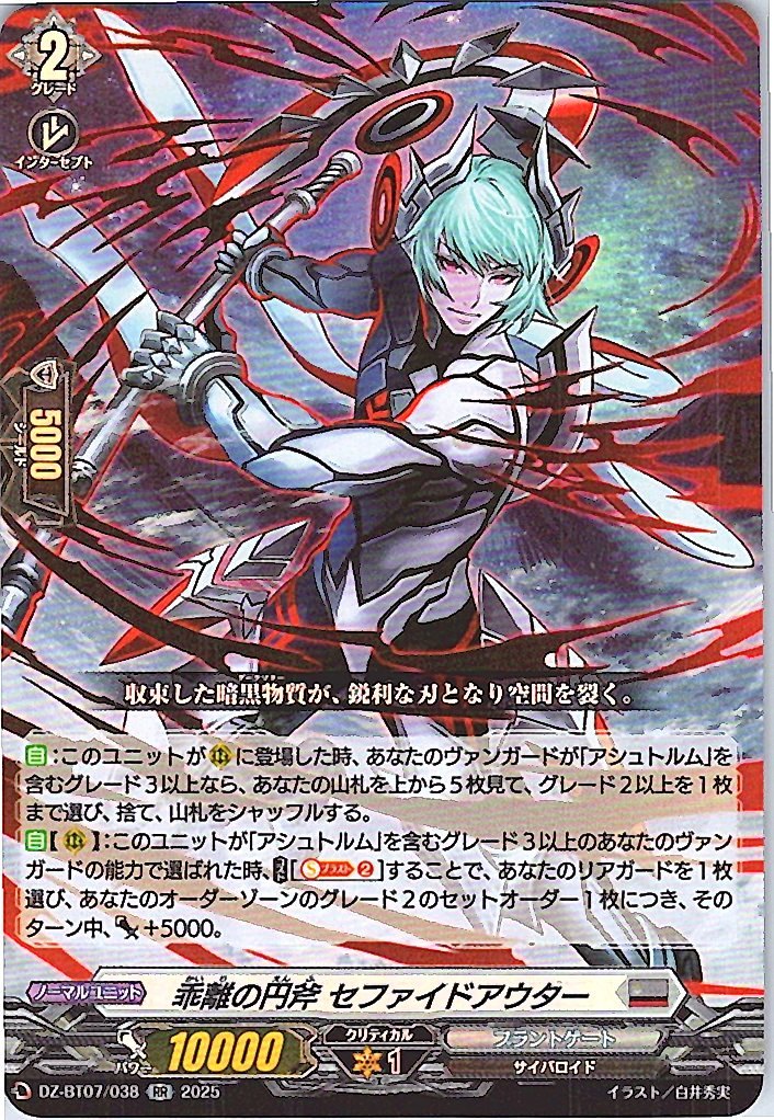 DZ/BT07/038RR Parting Circular Axe, Cepheid Outer