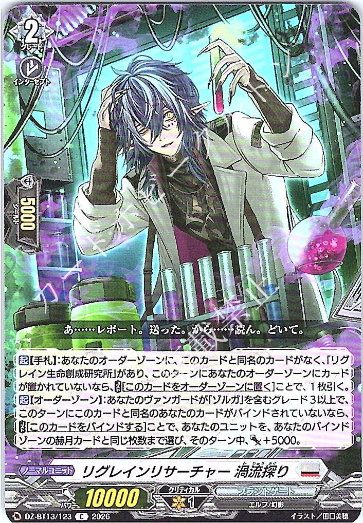 DZ/BT13/123C Regrain Researcher Eddy Search
