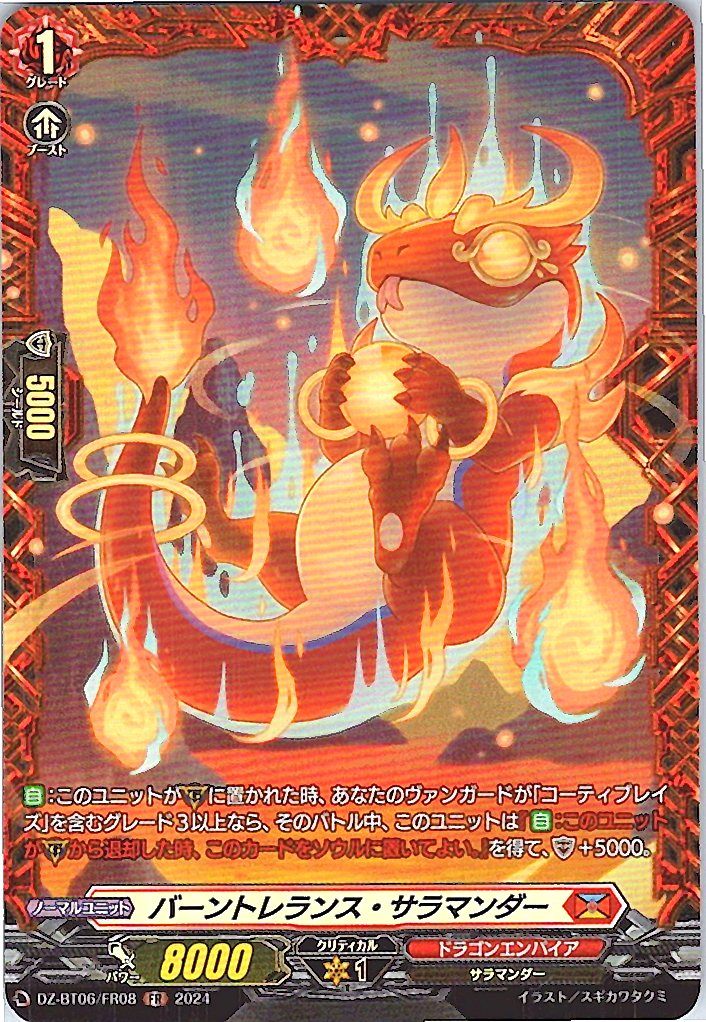 DZ/BT06/FR08FR Burnt Tolerance Salamander