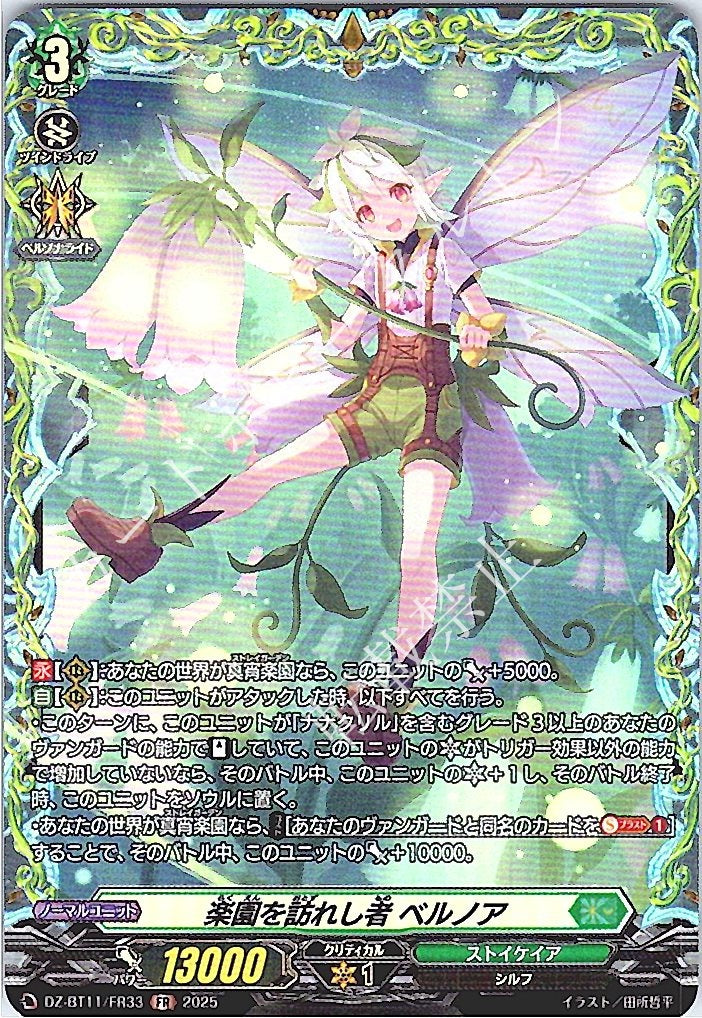 DZ/BT11/FR33FR Vernoa, Visitor of Paradise