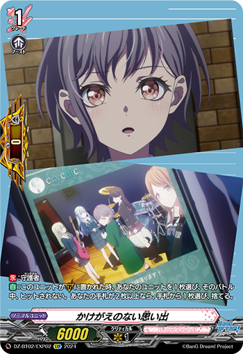 DZ/BT02/EXP02EXP Irreplaceable Memories