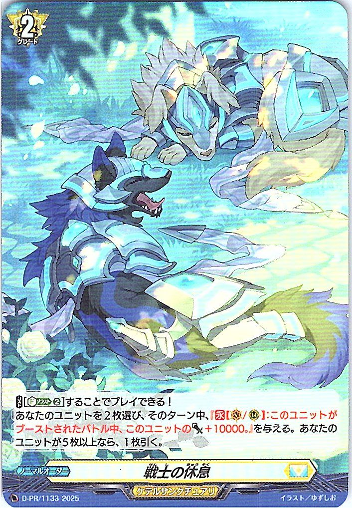 D/PR/1133 戦士の休息 【別拠点在庫品B】