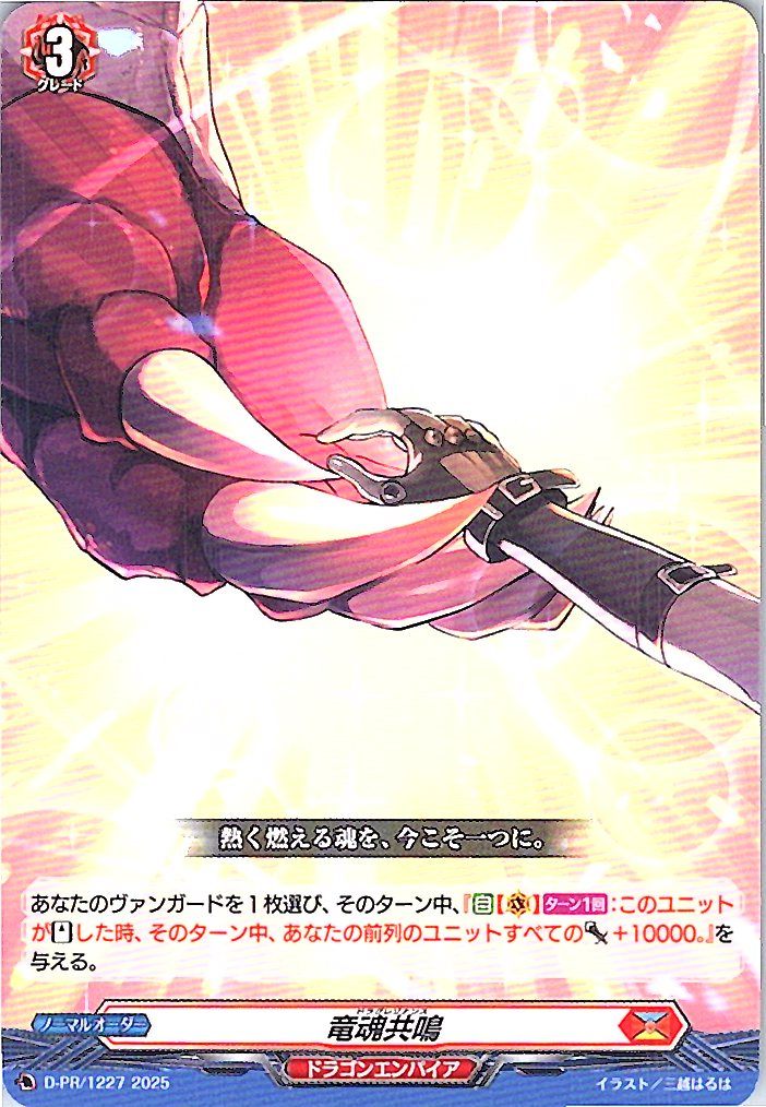 D/PR/1227PR 竜魂共鳴 【別拠点在庫品B】