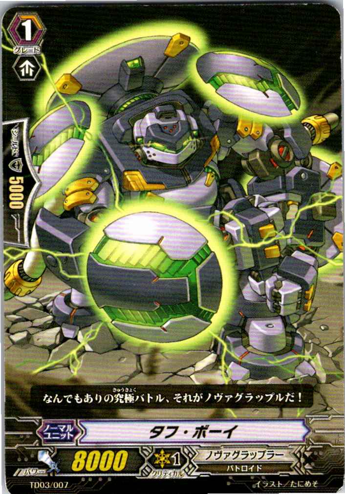 TD03/007TD タフ・ボーイ 【倉庫在庫品】