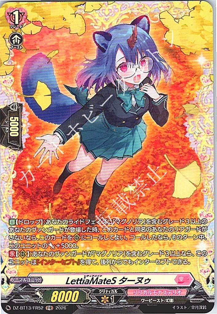 DZ/BT13/FR52FR LettiaMateS ターヌゥ