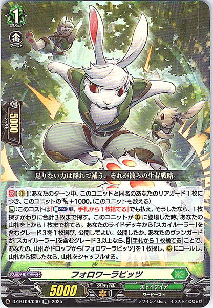 DZ/BT09/040RR フォロワーラビッツ