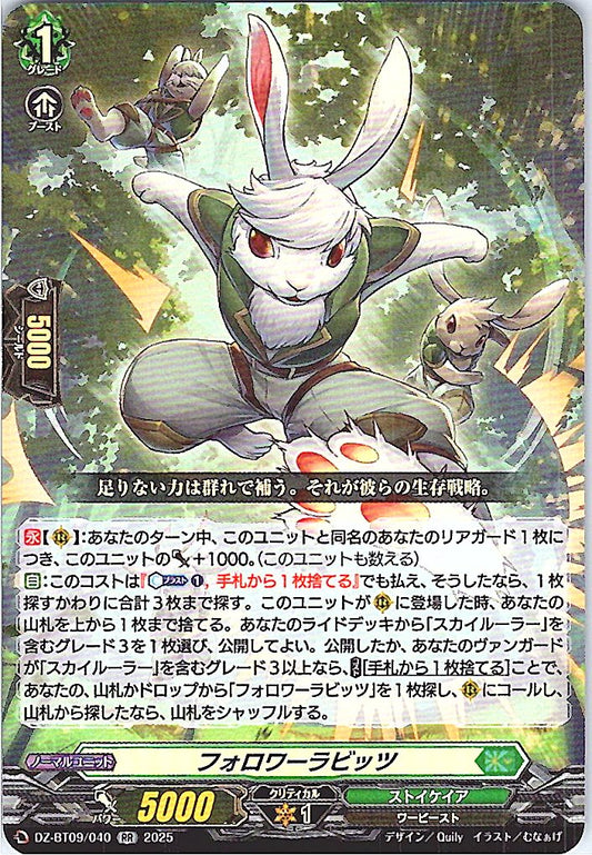 DZ/BT09/040RR フォロワーラビッツ