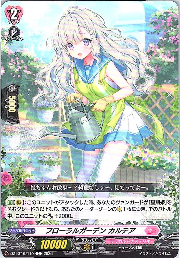 DZ/BT16/119C フローラルガーデン カルテア