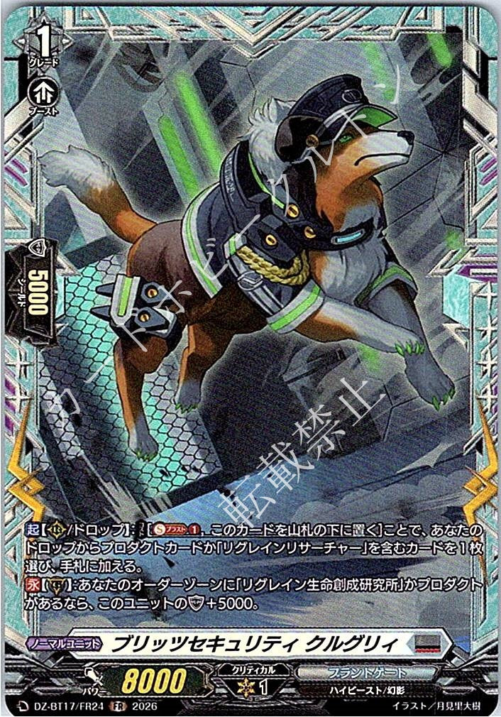 DZ/BT17/FR24FR ブリッツセキュリティ クルグリィ