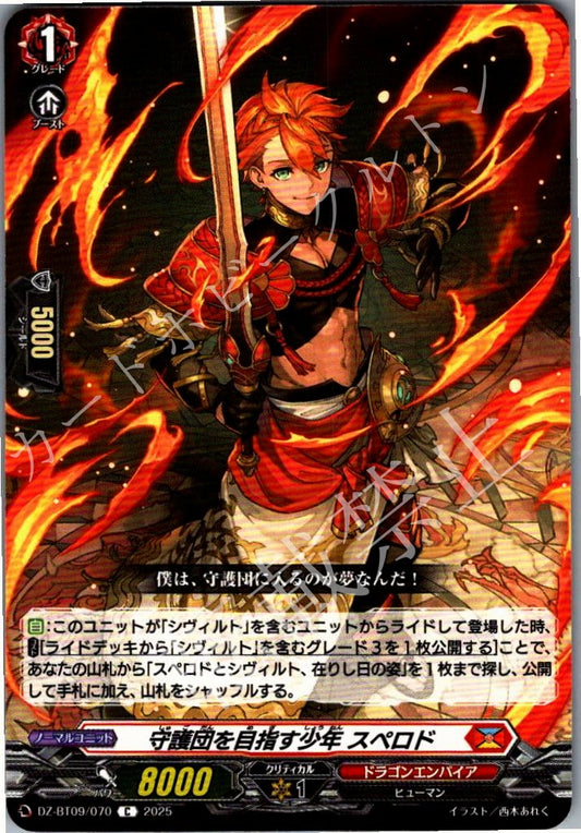 DZ/BT09/070C 守護団を目指す少年 スペロド