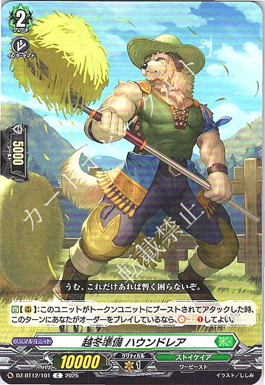 DZ/BT12/101C 越冬準備 ハウンドレア