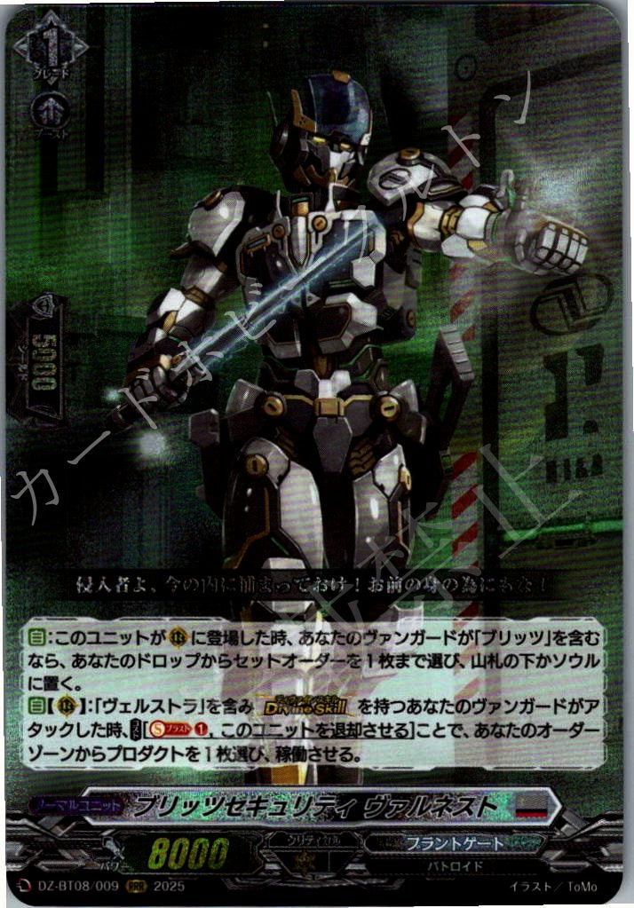 DZ/BT08/009RRR ブリッツセキュリティ ヴァルネスト