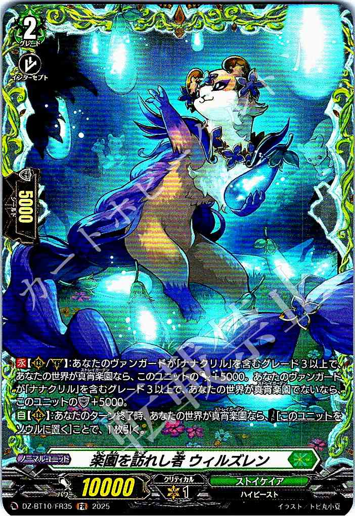 DZ/BT10/FR35 Willsren, Visitor to Paradise