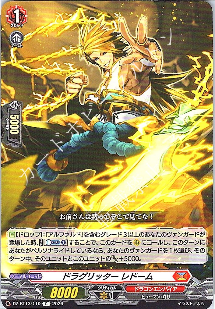 DZ/BT13/110C ドラグリッター レドーム