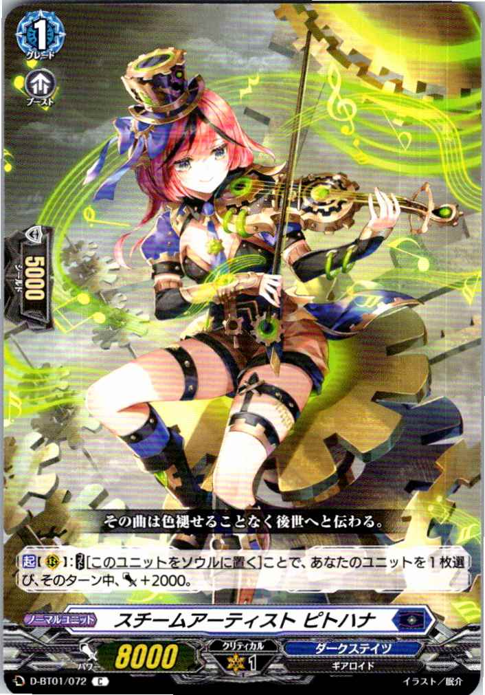 D/BT01/072C Steam Artist, Pitohana
