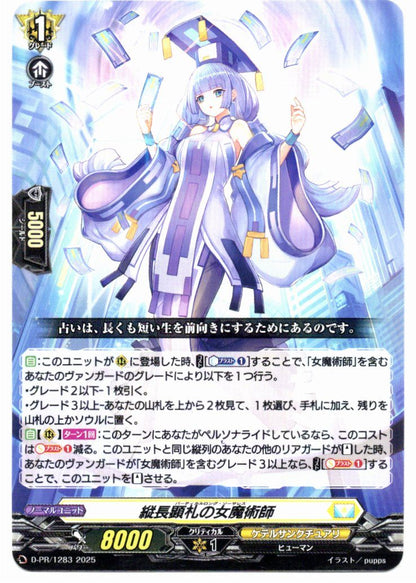D/PR/1283PR 縦長顕札の女魔術師 【店頭買取品】