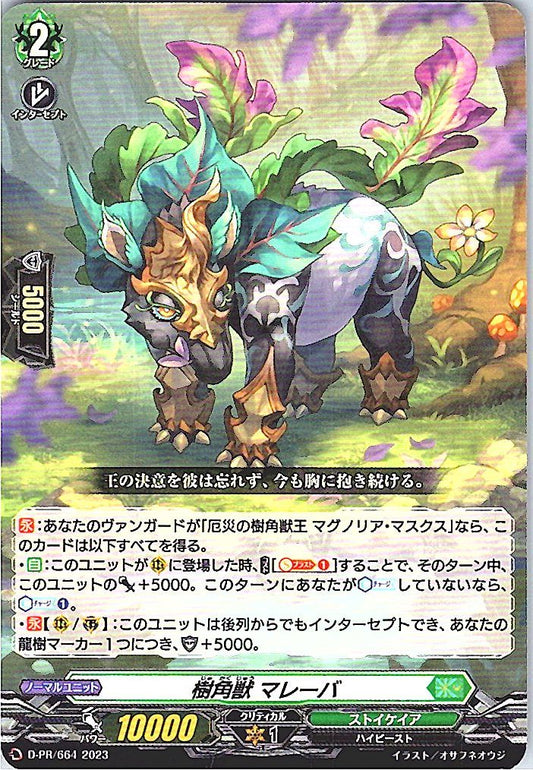 D/PR/664PR 樹角獣 マレーバ