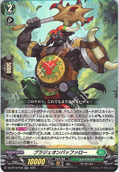 DZ/BT12/040RR ブラジェオンバッファロー