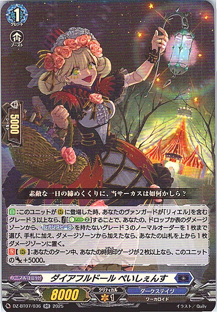 DZ/BT07/036RR Diarfull Doll, Patience