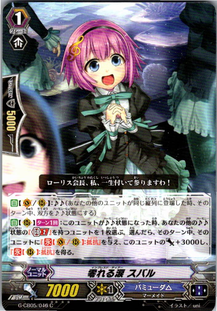 G/CB05/046C Overflowing Tears, Subaru [Warehouse Stock]