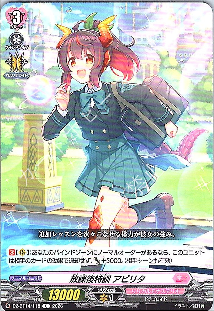 DZ/BT14/118C After-School Training, Abilita