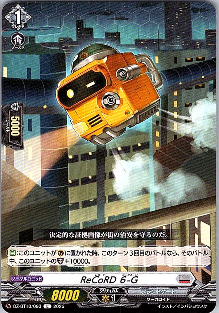 DZ/BT10/093 ReCoRD ６-G