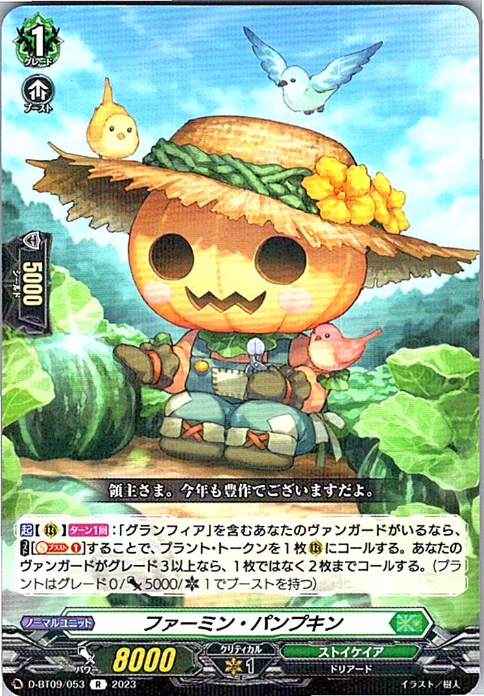 D/BT09/053R ファーミン・パンプキン 【別拠点在庫品B】