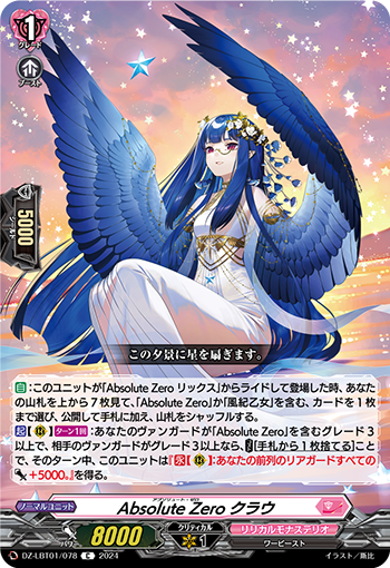 DZ/LBT01/078C Absolute Zero, Klau