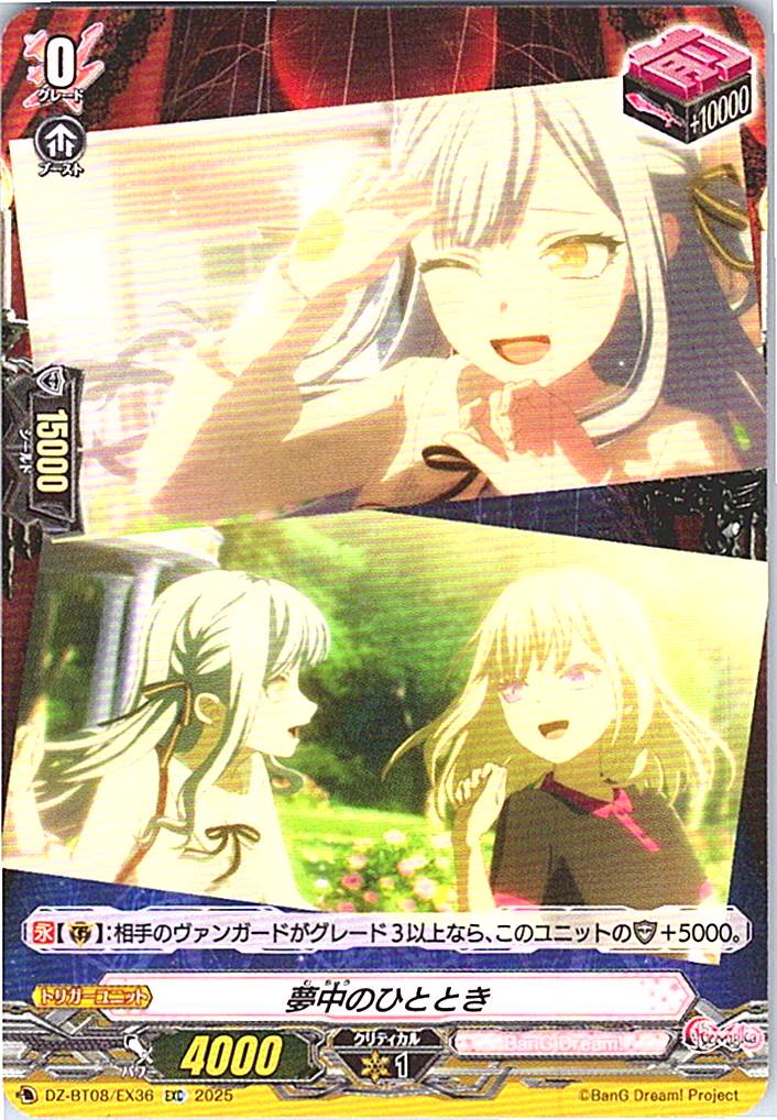 DZ/BT08/EX36EXC 夢中のひととき 【別拠点在庫品B】