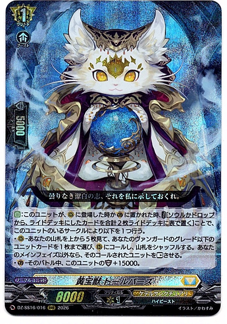 DZ/SS16/016RRR Yellow Gembeast, Topaz