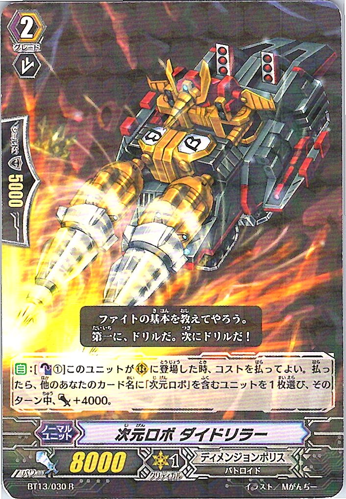 BT13/030R 次元ロボ ダイドリラー 【倉庫在庫品】
