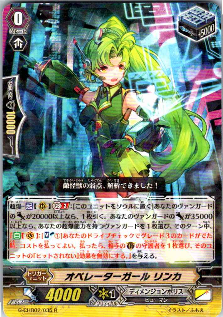 G/CHB02/035R オペレーターガール リンカ 【別拠点在庫品B】