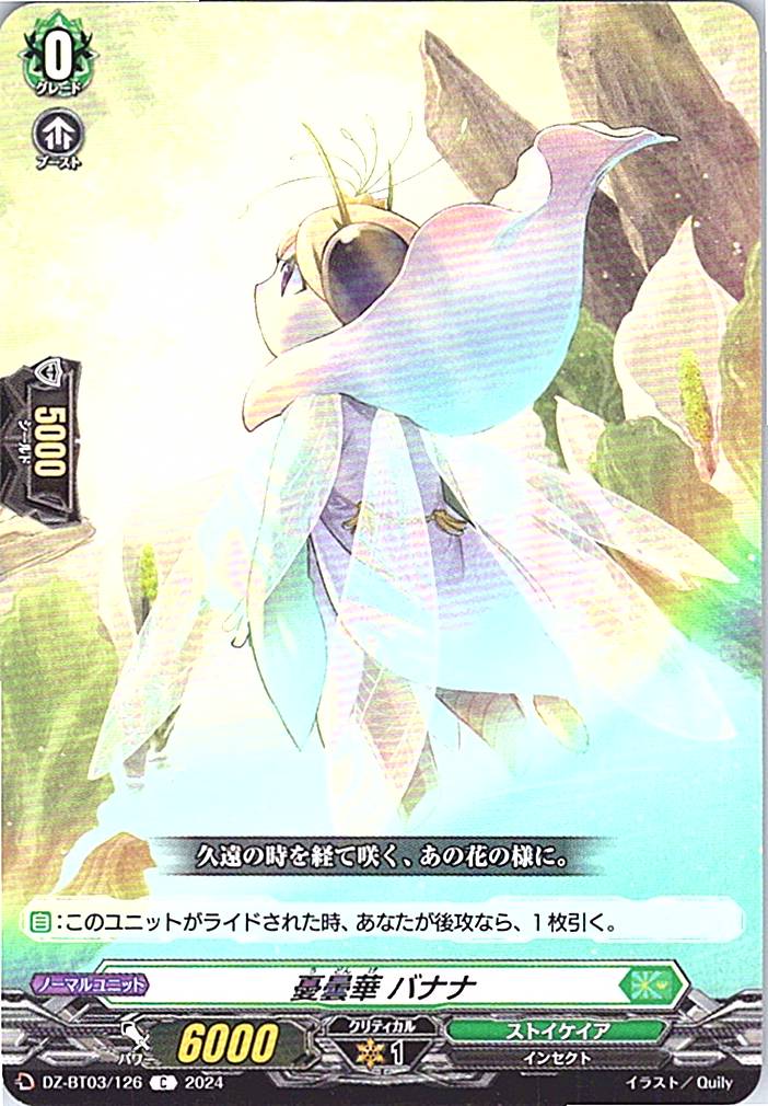 DZ/BT03/126C 憂曇華 バナナ