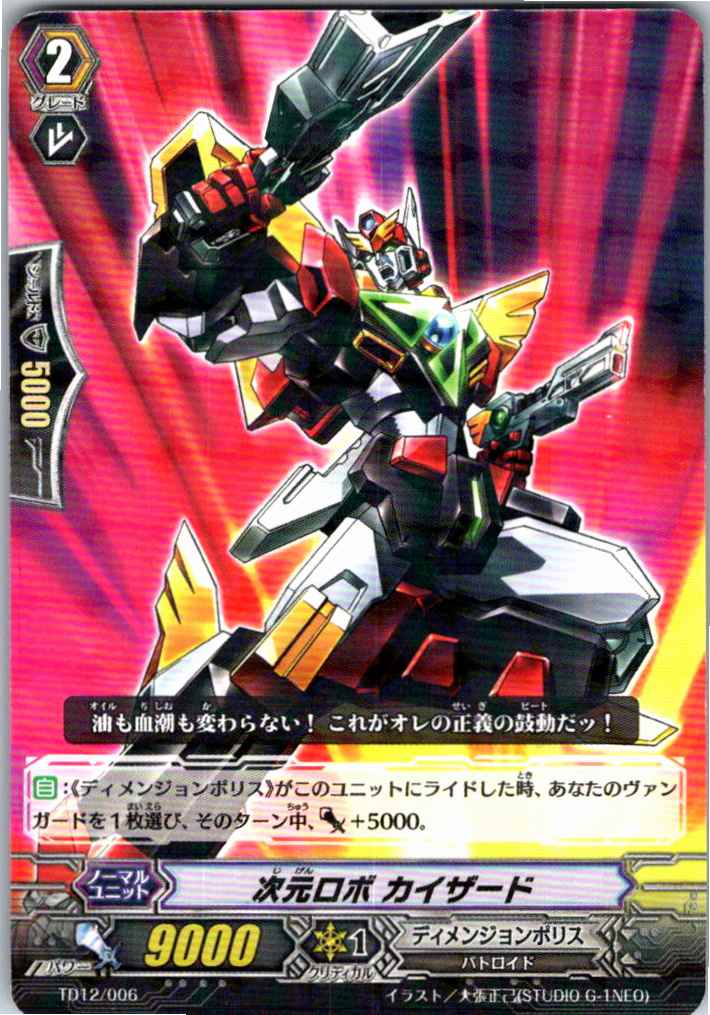 TD12/006 次元ロボ カイザード 【別拠点在庫品B】