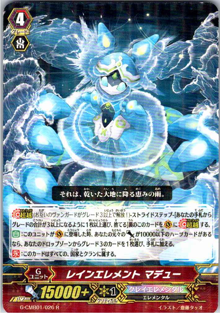 G/CMB01/026R Rain Element Madew [Warehouse Stock]