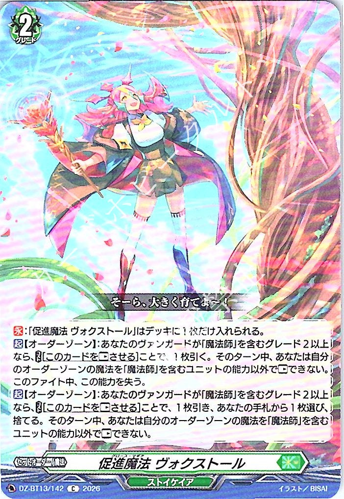 DZ/BT13/142C Accelerating Magic, Vokstor
