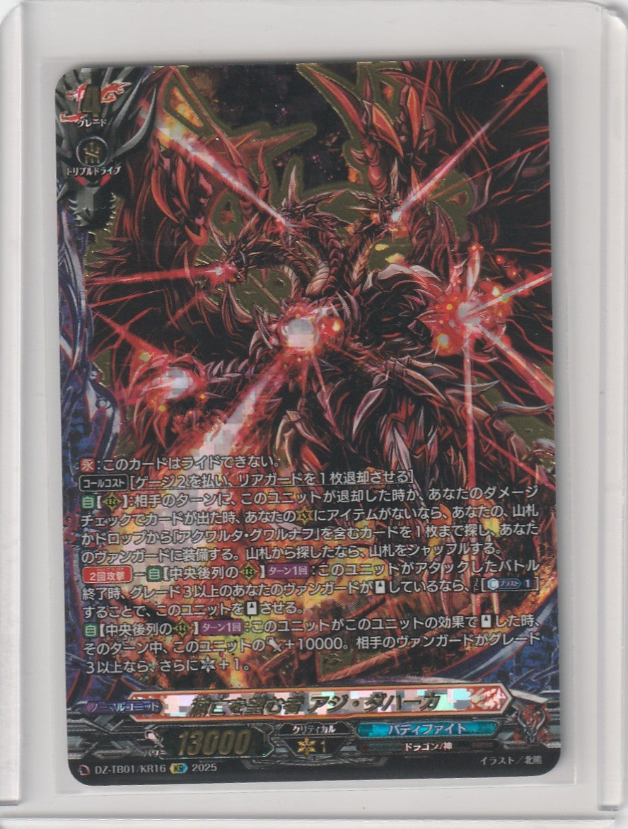 DZ/TB01/KR16 Ajit-Dahaka, Who Desires Annihilation