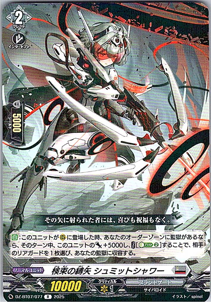 DZ/BT07/077R 検束の縛矢 シュミットシャワー 【別拠点在庫品B】