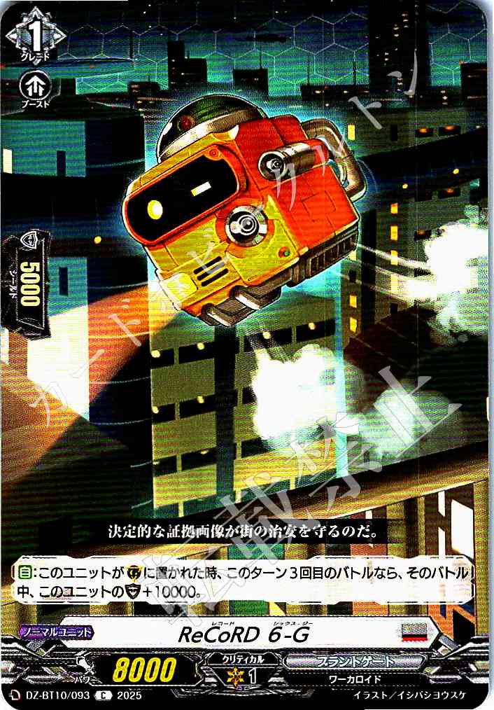 DZ/BT10/093 ReCoRD 6-G