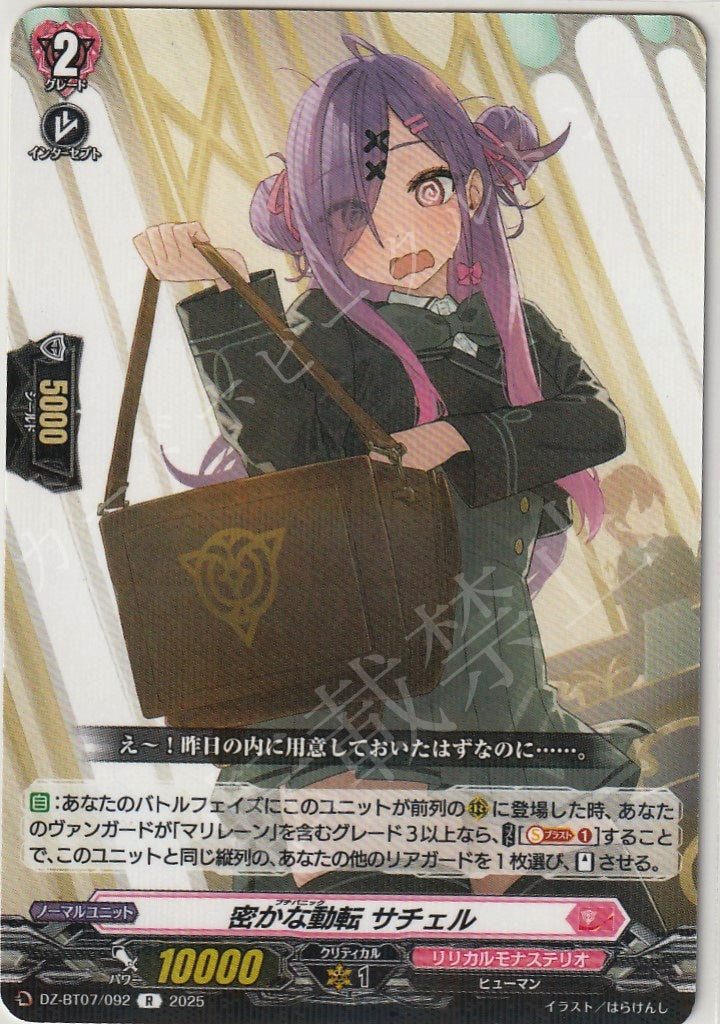 DZ/BT07/092R Covert Upset, Sachel