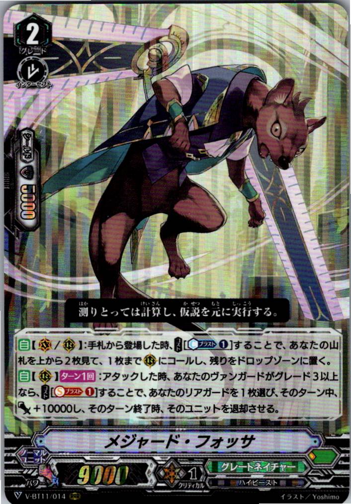 V/BT11/014RRR Measured Fossa [Warehouse Stock]