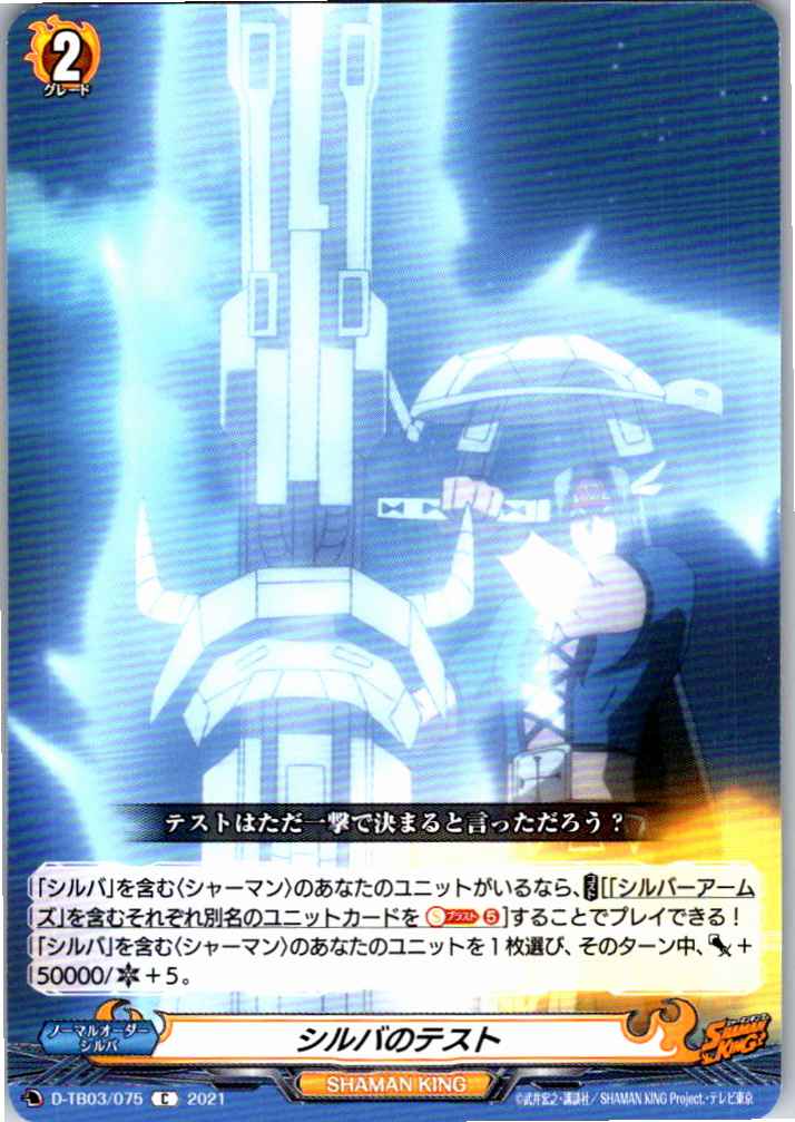 D/TB03/075C シルバのテスト 【別拠点在庫品B】