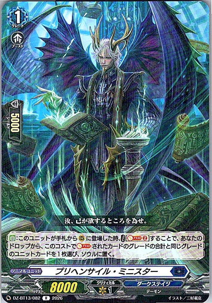 DZ/BT13/082R プリヘンサイル・ミニスター