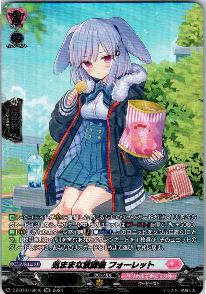 DZ/BT01/SR40SR Carefree Afterschool, Folet