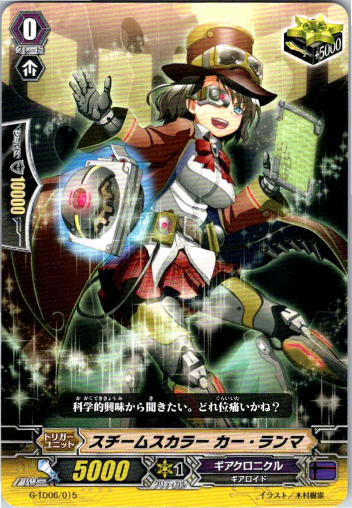 G/TD06/015TD スチームスカラー カー・ランマ 【倉庫在庫品】