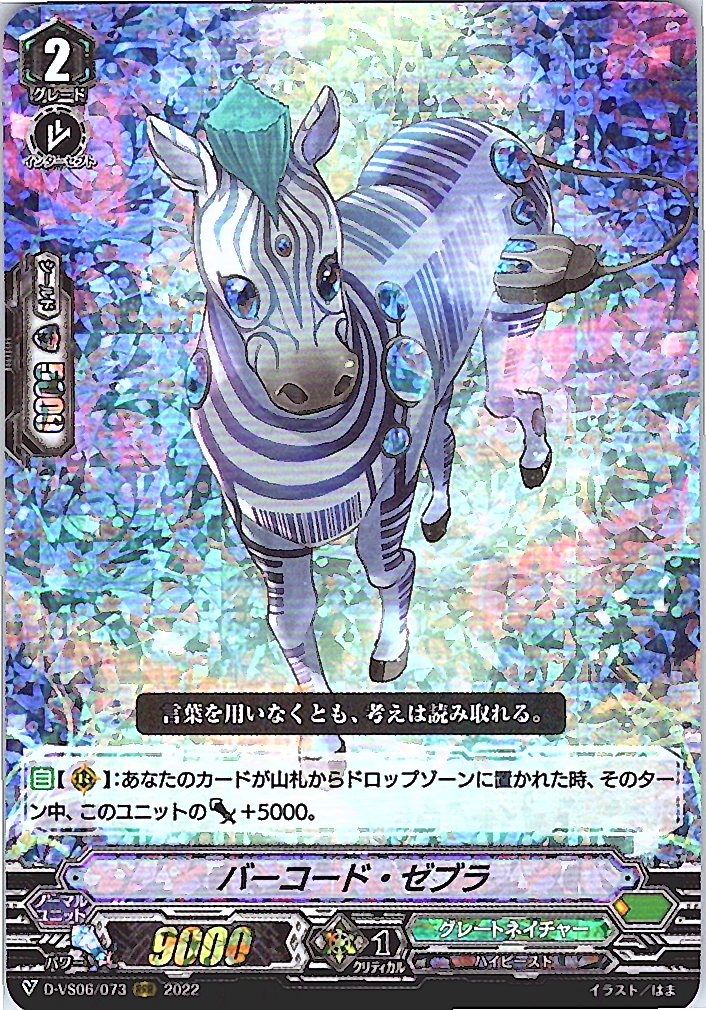 D/VS06/073RRR バーコード・ゼブラ 【倉庫在庫品】