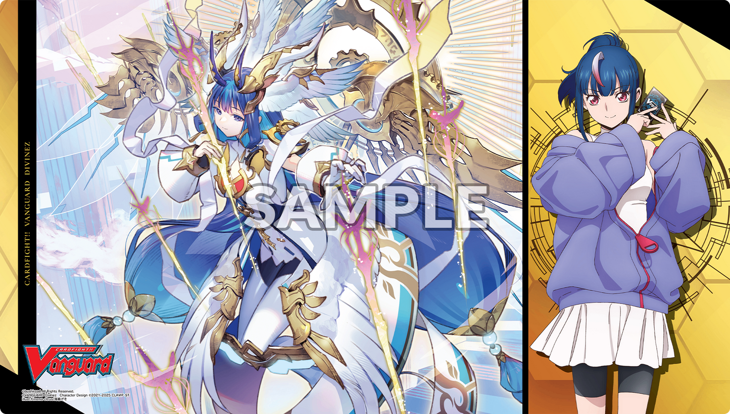 明星エリカ＆聖なる時の運命者リィエル=ドラコニス 海外プレイマット